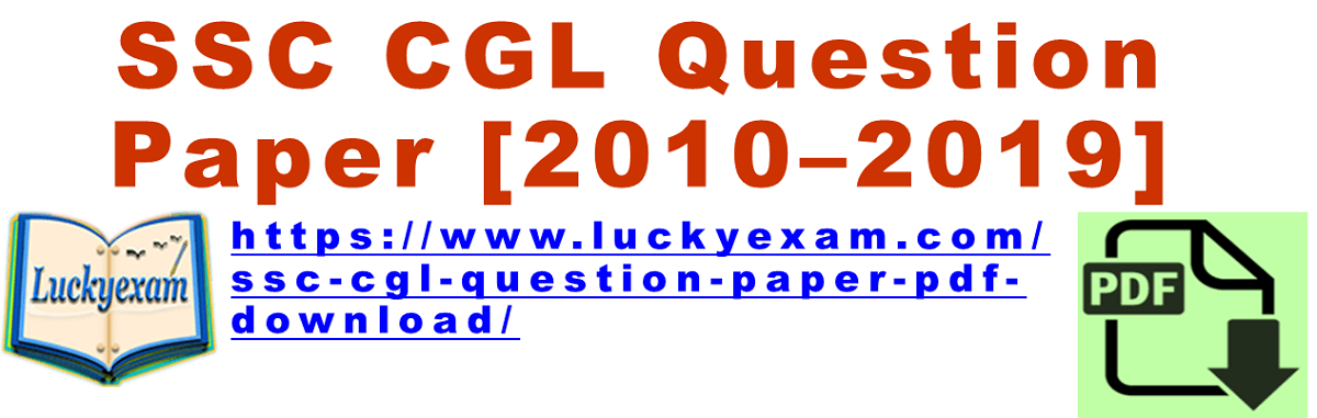SSC CGL Question Paper